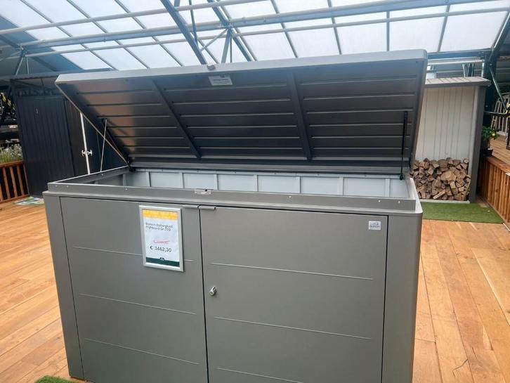 Showmodel Opbergkast Biohort Highboard Gr 200 - OP = OP, Tuin en Terras, Bergingen en Tuinkasten, Zo goed als nieuw, Overige typen