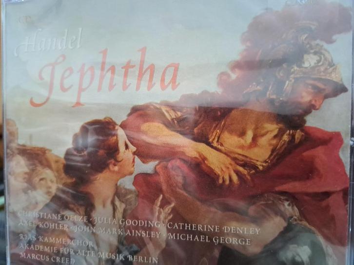3cd Händel - Jephtha (2013), Cd's en Dvd's, Cd's | Klassiek, Nieuw in verpakking, Overige typen, Classicisme, Ophalen of Verzenden