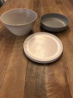 Set hardplasic borden/ schalen, Huis en Inrichting, Keuken | Tupperware, Ophalen of Verzenden, Zo goed als nieuw, Overige typen