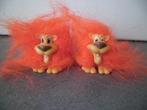 Leeuwtjes genaamd Welpie oranje 2 stuks AH uitgave  WK 2008, Verzenden, Zo goed als nieuw
