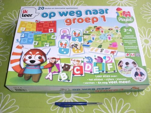 Op weg naar groep 1 - 20 leuke en leerzame spelletjes!, Hobby en Vrije tijd, Gezelschapsspellen | Overige, Zo goed als nieuw, Een of twee spelers