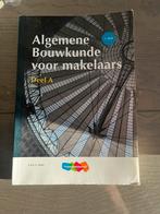 Algemene Bouwkunde voor makelaars deel A, Boeken, Ophalen of Verzenden, Zo goed als nieuw, Overige niveaus, Nederlands