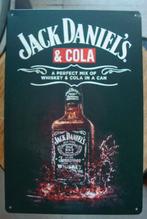 JACK DANIELS REKLAME -METAAL-, Verzamelen, Ophalen of Verzenden, Gebruikt, Reclamebord