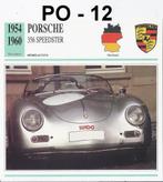 Po12 autokaart porsche 356 speedster ( 1954- - 1960 ), Ophalen of Verzenden, Zo goed als nieuw, Auto's