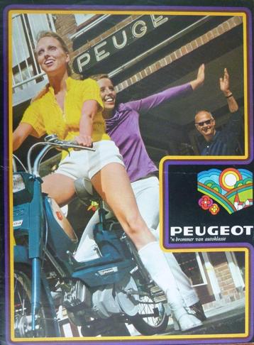 Folder PEUGEOT 'n brommer van autoklasse 1972 beschikbaar voor biedingen