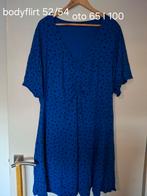 Jurk mt 52 54, Kleding | Dames, Blauw, Jurk, Ophalen of Verzenden, Zo goed als nieuw