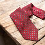 Aquascutum Preppy Stropdas 100% Zijde Made England Burberry, Ophalen of Verzenden, Zo goed als nieuw, Met patroon, Aquascutum