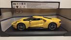 Ford GT coupe 2017  geel Maisto metal 1:18 KRD, Hobby en Vrije tijd, Modelauto's | 1:18, Ophalen of Verzenden, Zo goed als nieuw