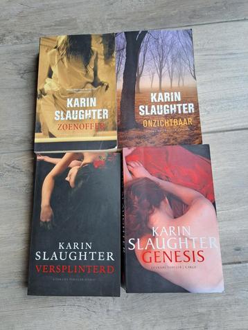 Thrillers Karin Slaughter 
- Onzichtbaar 
- Genesis
- Verspl beschikbaar voor biedingen