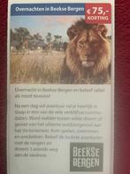 Beekse Bergen Hotel en Resorts Hilvarenbeek Voordeelbon, Tickets en Kaartjes, Hotelbonnen, Drie personen of meer, 3 overnachtingen of meer