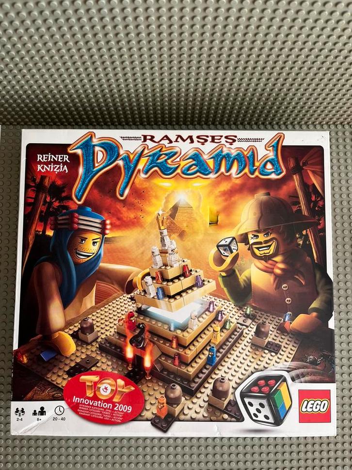 LEGO bordspel 3843 Ramses Pyramid, Kinderen en Baby's, Speelgoed | Duplo en Lego, Gebruikt, Lego, Complete set, Ophalen of Verzenden