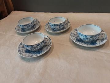 Antieke Japanse Theekopjes (4 stuks) beschikbaar voor biedingen