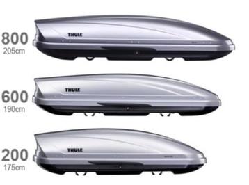 Thule Motion & Atlantis dakkoffers te huur beschikbaar voor biedingen