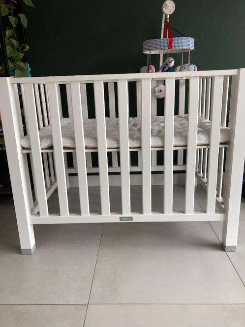 Bopita Brent Box 95 x 75 cm wit, Kinderen en Baby's, Boxen, Gebruikt, Rechthoekig, In hoogte verstelbaar, Boxkleed, Ophalen