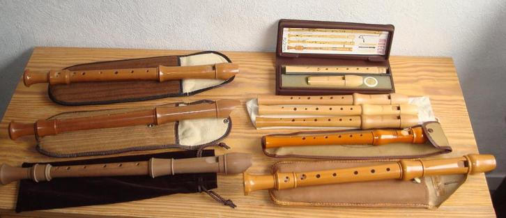 MOECK,HOHNER,KUNG, J.R VAN DER VEEN ALEXANDER  HEINRICH, Muziek en Instrumenten, Blaasinstrumenten | Blokfluiten, Zo goed als nieuw