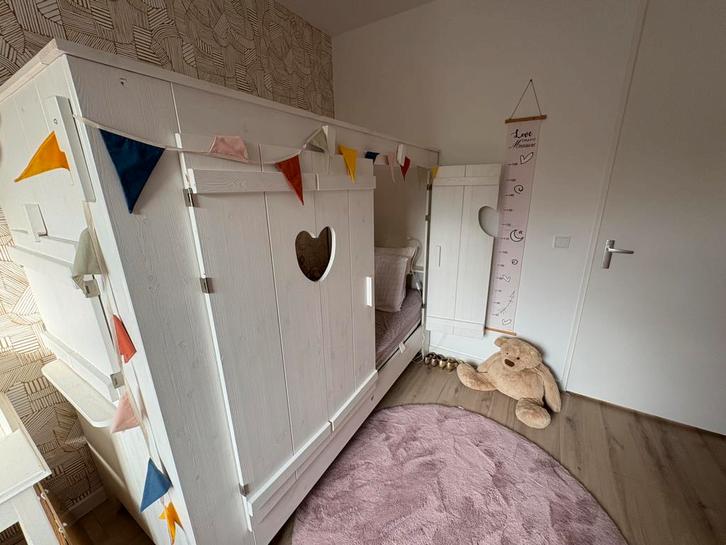 Bedstee LIEF!, Kinderen en Baby's, Kinderkamer | Bedden, Gebruikt, 180 cm of meer, 85 tot 100 cm, Lattenbodem, Ophalen of Verzenden