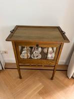 Antiek Theekastje, Huis en Inrichting, Ophalen, Minder dan 50 cm, Gebruikt, Minder dan 100 cm