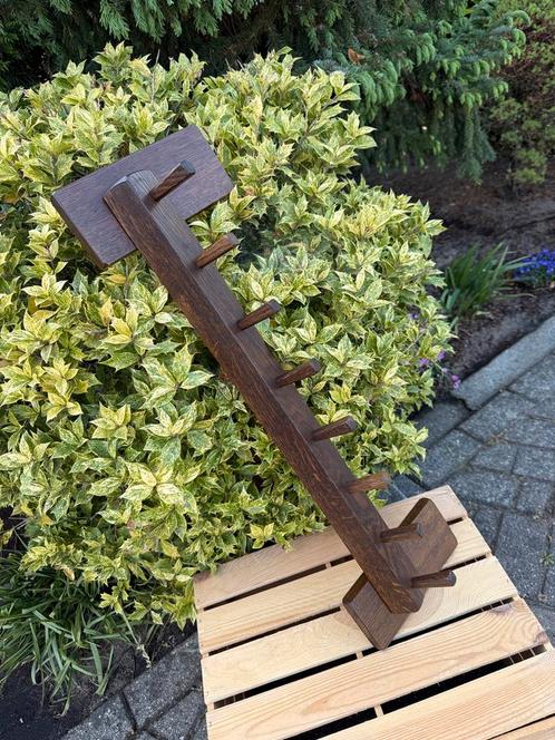 Vintage Houten Kapstok Farmhouse Style, Huis en Inrichting, Woonaccessoires | Kapstokken, Zo goed als nieuw, Wandkapstok, Minder dan 100 cm