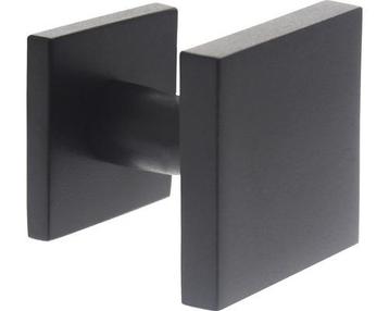 Intersteel Voordeurknop Vast & Verkropt - Mat Zwart - Nieuw! beschikbaar voor biedingen