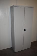 Stalen lichtgrijze draaideurkast/archiefkast/opbergkast, Huis en Inrichting, Kasten | Roldeurkasten en Archiefkasten, Niet ingevuld
