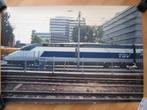 Vintage foto poster TGV Atlantique Utrecht 150 jaar NS, Verzamelen, Ophalen of Verzenden, Trein