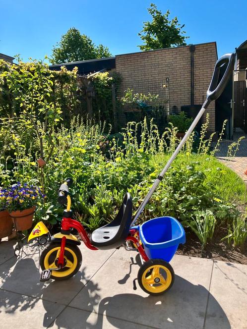 Z.g.a.n. Puky driewieler met bakje en duwstang, Fietsen en Brommers, Fietsen | Driewielers, Zo goed als nieuw, Duwstang, Ophalen