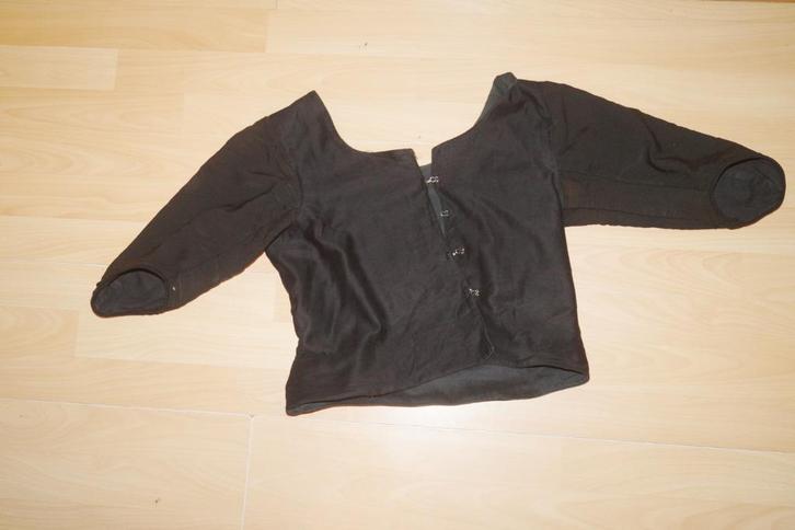 effen zwarte borstrok, Staphorster klederdracht, Antiek en Kunst, Antiek | Kleding en Accessoires, Ophalen of Verzenden