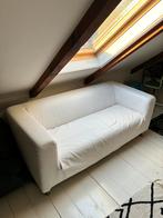 Witte klippan 2-zitsbank, Huis en Inrichting, Banken | Bankstellen, Ophalen, Gebruikt, 150 tot 200 cm, Tweepersoons