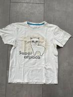 Tshirt met alpac en glow en in the dark maat s, Wit, Ophalen of Verzenden, Zo goed als nieuw, Korte mouw