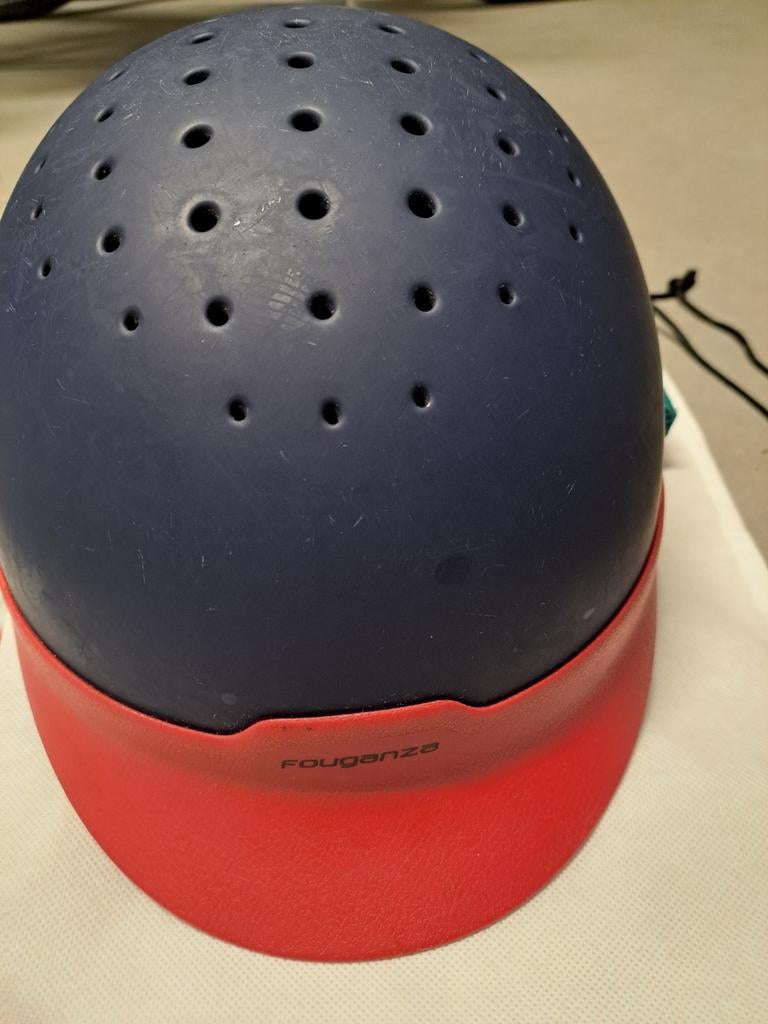 Paardrijcap Fouganza maat M 55-58 cm, Dieren en Toebehoren, Paardrijkleding, Ophalen of Verzenden, Gebruikt, Cap