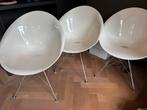 Witte Design Stoelen - Set van 6, Huis en Inrichting, Stoelen, Ophalen, Kunststof, Gebruikt, Wit