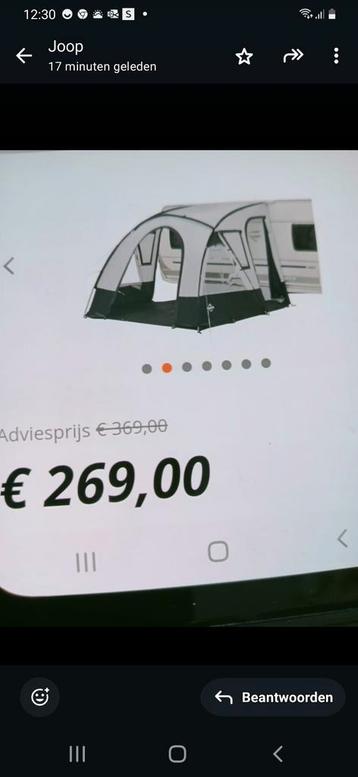 Verona deeltent voor caravan  beschikbaar voor biedingen
