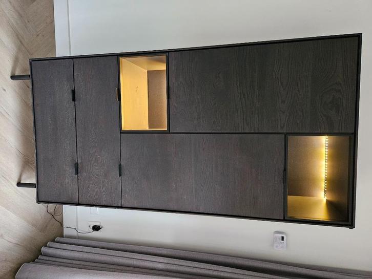 Bergkast Xooon, Huis en Inrichting, Kasten | Wandmeubels, Zo goed als nieuw, 150 tot 200 cm, Minder dan 150 cm, 25 tot 50 cm, Met deur(en)