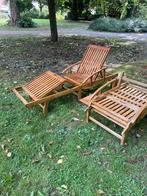 Acacia ligbedden voor in de tuin, Tuin en Terras, Ophalen, Gebruikt, Hout