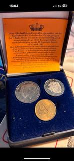 Gulden Munten Set - Juliana & Beatrix. 5x, Ophalen, 1 gulden, Koningin Juliana, Setje