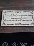 Vintage Tegeltjes met Spreuken, Antiek en Kunst, Ophalen of Verzenden