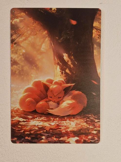 Pokémon Metalen poster Vulpix, Verzamelen, Posters, Nieuw, Rechthoekig Staand, Ophalen of Verzenden