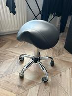 Zadelkruk Kapper zwart zadel zilveren voet, Ophalen, Zo goed als nieuw