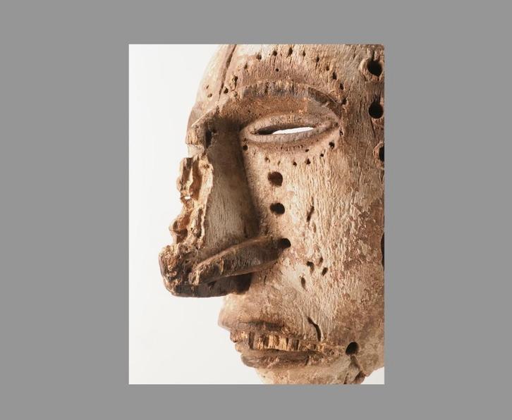 Uniek Idoma masker Nigeria (251107-03), Antiek en Kunst, Kunst | Niet-Westerse kunst, Ophalen of Verzenden