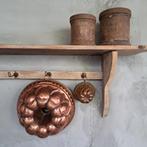 Koperen oude brocante bakvorm tulband bakvormpje *Etage3*, Huis en Inrichting, Gebruikt, ., Ophalen of Verzenden, .