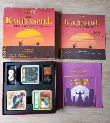 catan das kartenspiel fur zwei spieler +zauberer und drachen beschikbaar voor biedingen