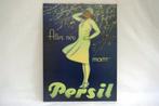 Persil - vintage reclamebord, Ophalen, Gebruikt, Reclamebord