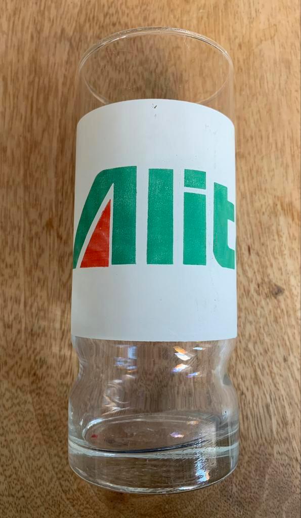 Alitalia Glas, Verzamelen, Luchtvaart en Vliegtuigspotten, Ophalen of Verzenden