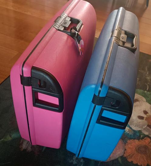 Carlton koffers, Sieraden, Tassen en Uiterlijk, Koffers, Gebruikt, Hard kunststof, Ophalen