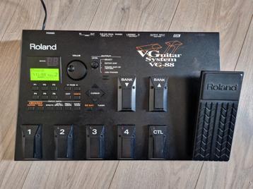 Roland VG-88 guitar synthesizer, compl. incl pickup en kabel beschikbaar voor biedingen