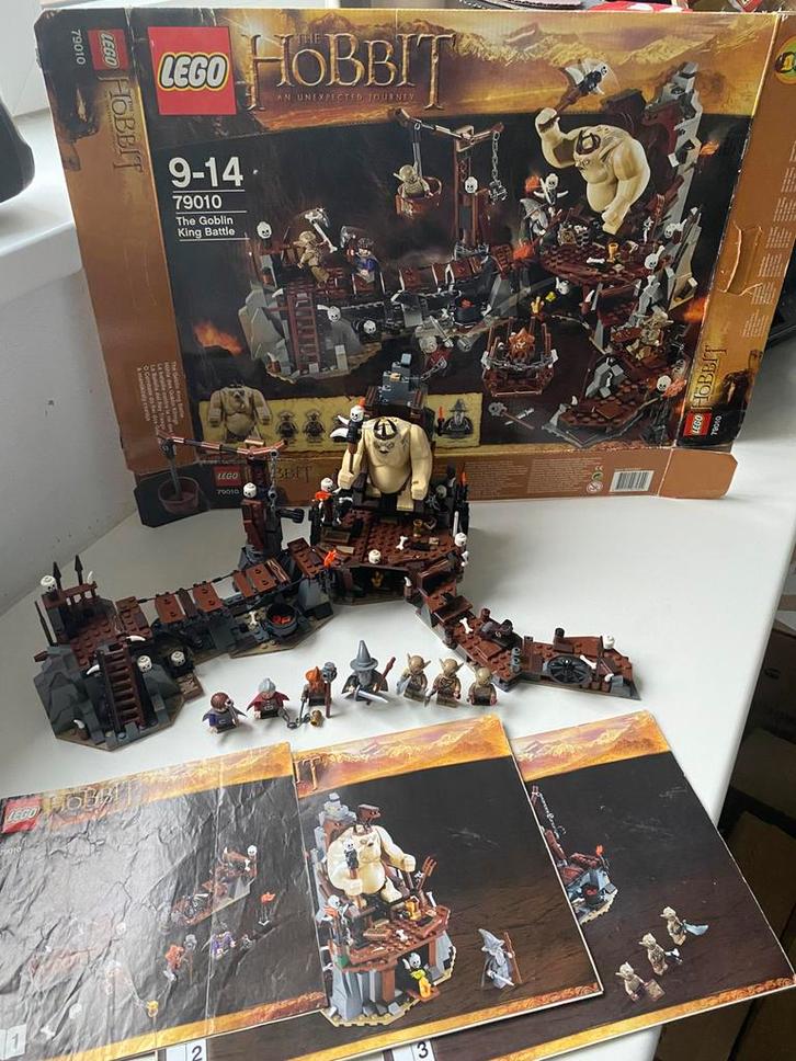 LEGO The Hobbit De Goblinkoning veldslag - 79010, Kinderen en Baby's, Speelgoed | Duplo en Lego, Zo goed als nieuw, Ophalen