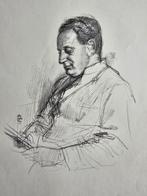 Otto Dicke - Portret van Prof. Dr. Ariëns (1963), Ophalen of Verzenden