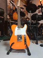 Oranje squier telecaster gitaar., Muziek en Instrumenten, Ophalen, Zo goed als nieuw, Solid body, Fender