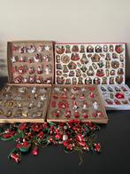 Oude houten kerstornamenten figuren, Ophalen of Verzenden, Zo goed als nieuw