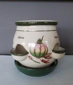 Kruiden kweekpot,zgan, Ophalen of Verzenden, Overige stijlen, Aardewerk, Schaal of Schalen